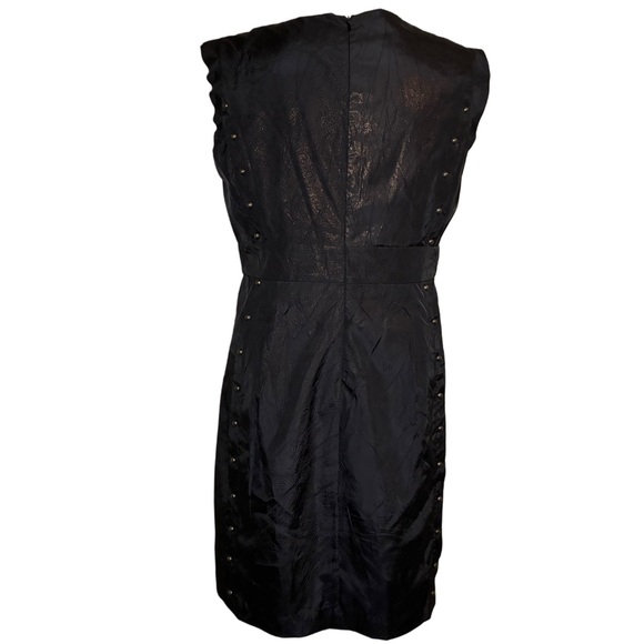 ECI New York Black Studded Bodycon Dress - Grunge/Y2K - Size 10 - Picture 3 of 10